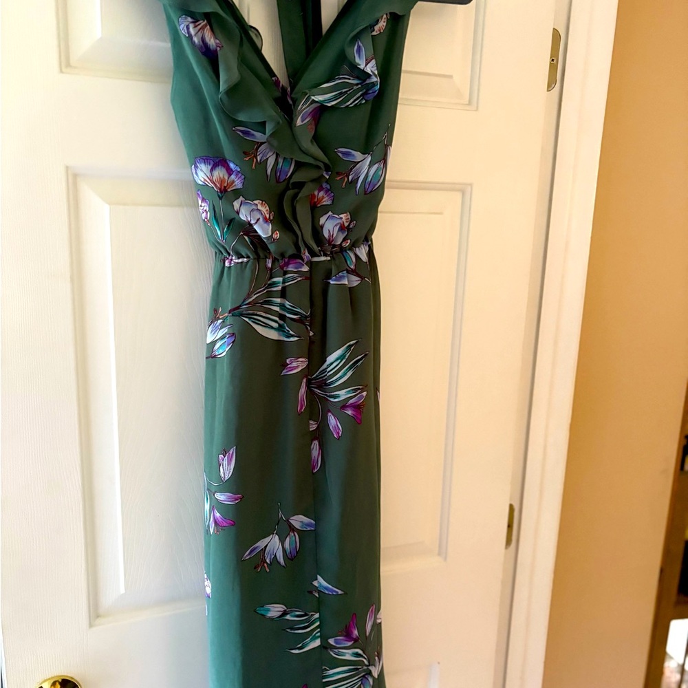 Floral Green Dress